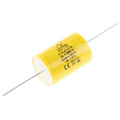 KEMET C4C Polypropylene Capacitor PP, 3kV dc, ±5%, 150nF, Through Hole