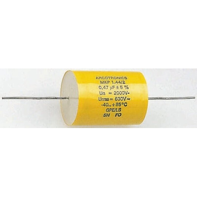 KEMET C4G Polypropylene Capacitor PP, 850V dc, ±5%, 2.5μF, Through Hole