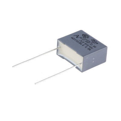 KEMET R49 Polypropylene Film Capacitor, 310 V ac, 800 V dc, ±10%, 100nF, Through Hole