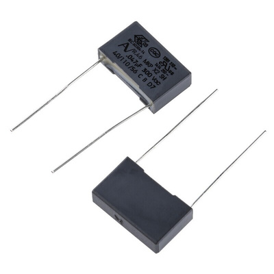 KEMET R46 Polypropylene Film Capacitor, 310V ac, ±10%, 47nF, Through Hole