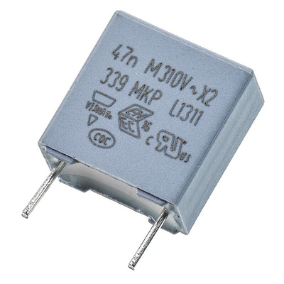Vishay MKP 339 Polypropylene Film Capacitor, 310V ac, ±20%, 47nF, Through Hole