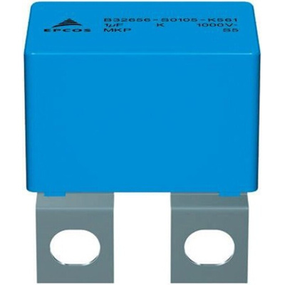 EPCOS B32656S Polypropylene Film Capacitor, 1 kV dc, 480 V ac, ±10%, 470nF, Tab