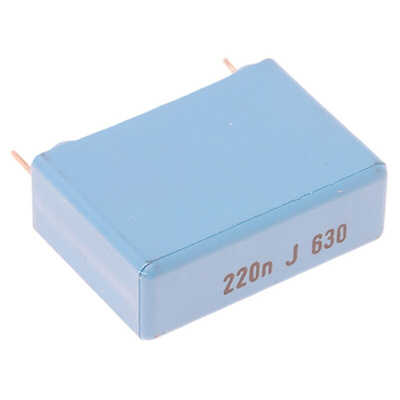 KEMET PHE450 Metallised Polypropylene Film Capacitor, 400 V ac, 630 V dc, ±5%, 220nF, Through Hole