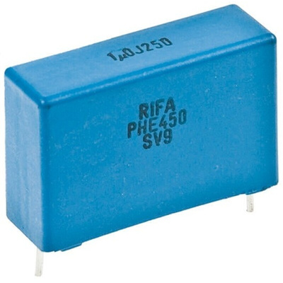 KEMET PHE450 Metallised Polypropylene Film Capacitor, 2 kV dc, 700 V ac, ±5%, 2.2nF, Through Hole