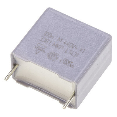 Vishay MKP 338 Polypropylene Film Capacitor, 440V ac, ±20%, 100nF, Through Hole