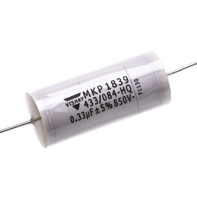 Vishay MKP 1839 HQ Polypropylene Film Capacitor, 800V dc, ±5%, 330nF, Through Hole