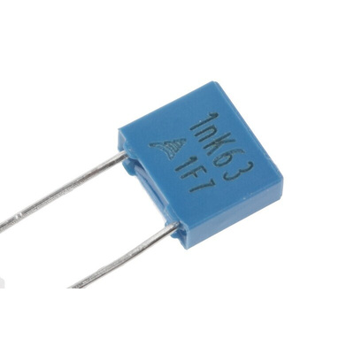 EPCOS B32529 Polyester Film Capacitor, 40 V ac, 63 V dc, ±10%, 1nF, Through Hole