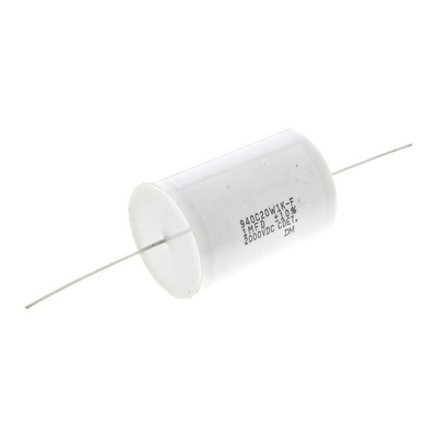 Cornell-Dubilier 940C Polypropylene Film Capacitor, 2kV dc, ±10%, 1μF, Through Hole