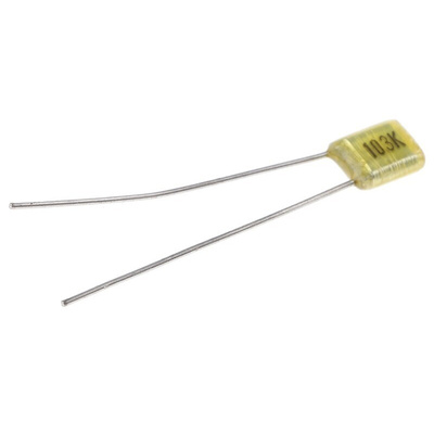 Nichicon YX Polyester Film Capacitor, 50V dc, ±10%, 10nF, Radial