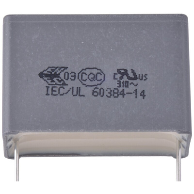KEMET R46 Metallised Polypropylene Film Capacitor, 310V ac, ±10%, 1.5μF, Through Hole