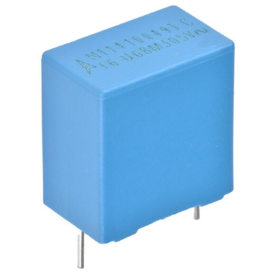 EPCOS B32922C Metallised Polypropylene Film Capacitor, 305 V ac, 630 V dc, ±20%, 680nF, Through Hole