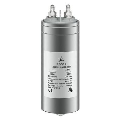 EPCOS B32362 Polypropylene Film Capacitor, 250V ac, ±5%, 250μF