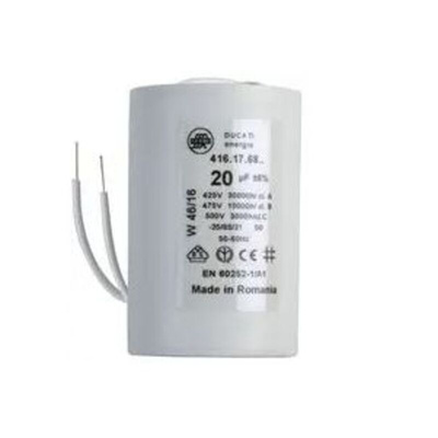 Ducati Energia 4.16.17 Polypropylene Film Capacitor, 450V ac, ±5%, 20μF, Plug In