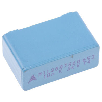EPCOS B32653 Polypropylene Film Capacitor, 2 kV dc, 700 V ac, ±10%, 10nF, Through Hole