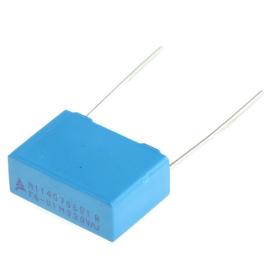 EPCOS B32912 Polypropylene Film Capacitor, 330V ac, ±20%, 100nF, Through Hole