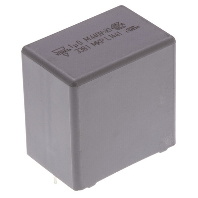 Vishay MKP 338 Polypropylene Film Capacitor, 440V ac, ±20%, 1μF, Through Hole