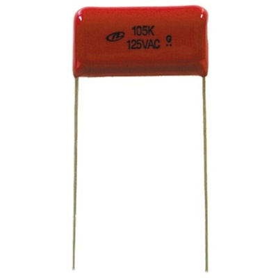 Nichicon XL Metallised Polyester Film Capacitor, 125V ac, ±10%, 220nF, Through Hole