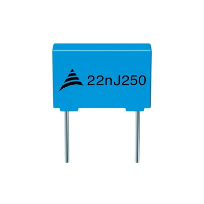 EPCOS B32520 Polyester Film Capacitor, 63V dc, ±5%, 1.5μF, Through Hole