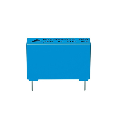 EPCOS B32523 Polyester Film Capacitor, 100V dc, ±10%, 6.8μF, Through Hole