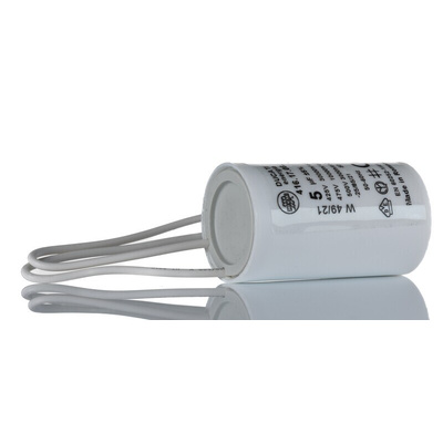 Ducati Energia 4.16.17 Polypropylene Film Capacitor, 400 → 450V ac, ±5%, 5μF, Plug In
