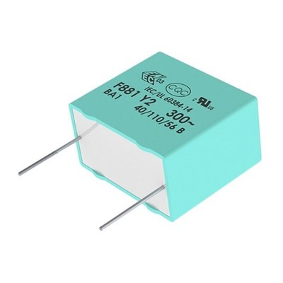 KEMET R47 Metallised Polypropylene Film Capacitor, 1 kV dc, 440 V ac, ±10%, 1μF, Through Hole