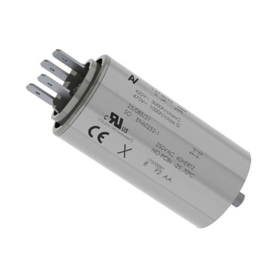 KEMET C27 Polypropylene Film Capacitor, 470V ac, ±5%, 25μF, Through Hole