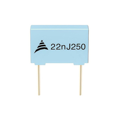EPCOS B32520 Polyester Film Capacitor, 63 V ac, 100 V dc, ±5%, 470nF, Through Hole