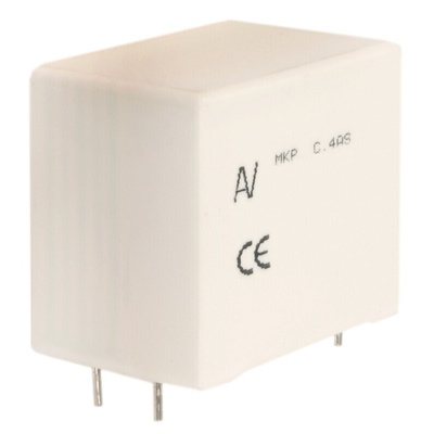 KEMET C4AS Metallised Polypropylene Film Capacitor, 500 V ac, 850 V dc, ±5%, 2μF, Through Hole