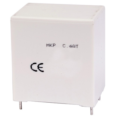 KEMET C4AT Metallised Polypropylene Film Capacitor, 250 V ac, 400 V dc, ±5%, 40μF, Through Hole