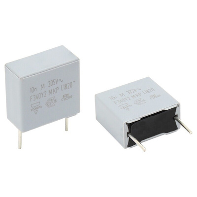 Vishay F340Y2 Polypropylene Film Capacitor, 305V ac, ±20%, 470nF, Through Hole