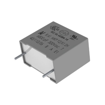 KEMET R41T Polypropylene Capacitor PP, 300V ac, 0.1, 680nF, Through Hole