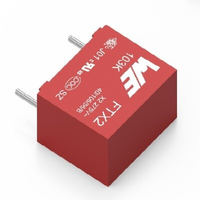 Wurth Elektronik WCAP-FTXX Film Capacitor, 310V ac, ±10%, 2.2μF, Through Hole
