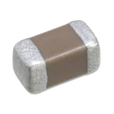 Taiyo Yuden 100nF Multilayer Ceramic Capacitor MLCC, 50V dc V, ±10% , SMD