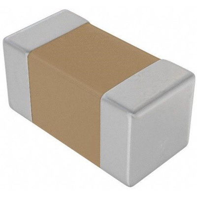 KEMET 100nF Multilayer Ceramic Capacitor MLCC, 25V dc V, ±10% , SMD
