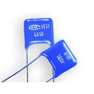 RS PRO 10pF Mica Capacitor 500V dc ±1pF Tolerance Flat