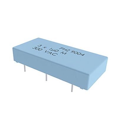 KEMET PHZ9004 Polypropylene Film Capacitor, 300V ac, ±20%, 1μF, Through Hole