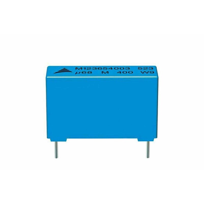 EPCOS B32523 Polyester Film Capacitor, 200 V ac, 400 V dc, ±10%, 1μF, Through Hole