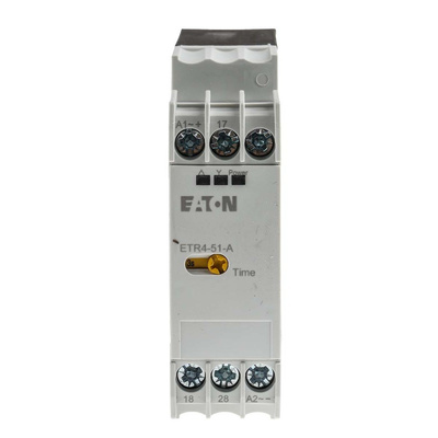 Eaton SPNO Timer Relay, Star Delta Switching, 24 → 240 V ac/dc 3 → 60 s, DIN Rail Mount