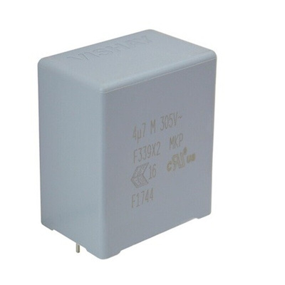 Vishay F339X2 Polypropylene Film Film Capacitor, 305V ac, ±20%, 1μF, Through Hole