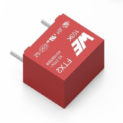 Wurth Elektronik WCAP-FTXX Film Capacitor, 310V ac, ±10%, 330nF, Through Hole
