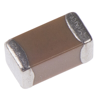 KEMET 1μF Multilayer Ceramic Capacitor MLCC, 25V dc V, ±10% , SMD