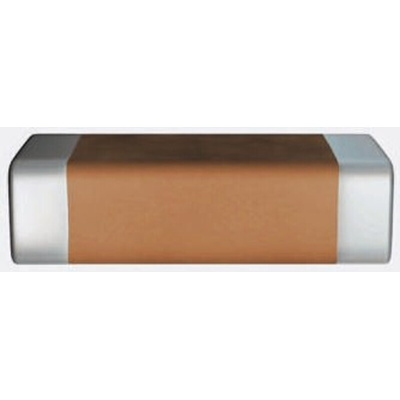 AVX 2.2nF Multilayer Ceramic Capacitor MLCC, 50V dc V, ±10% , SMD