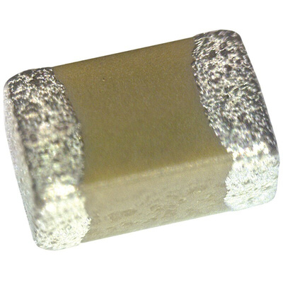 AVX 100nF Multilayer Ceramic Capacitor MLCC, 50V dc V, ±10% , SMD