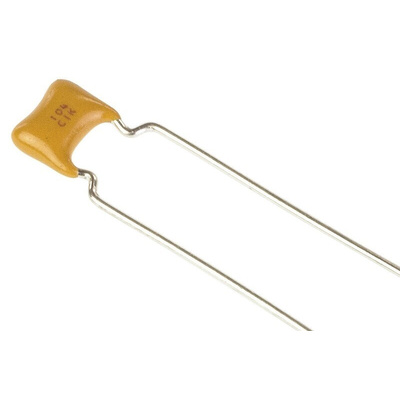 KYOCERA AVX 100nF Multilayer Ceramic Capacitor MLCC, 100V dc V, ±10% , Through Hole