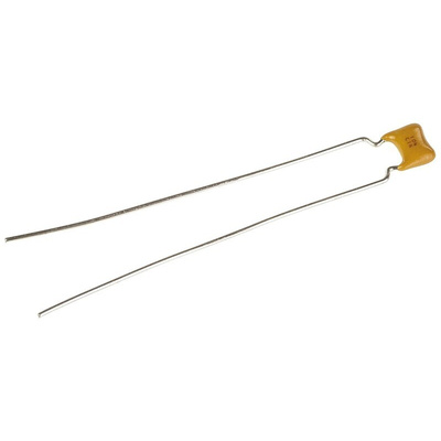 KYOCERA AVX 100nF Multilayer Ceramic Capacitor MLCC, 100V dc V, ±10% , Through Hole