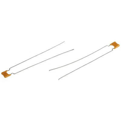 KYOCERA AVX 22nF Multilayer Ceramic Capacitor MLCC, 100V dc V, ±10% , Through Hole