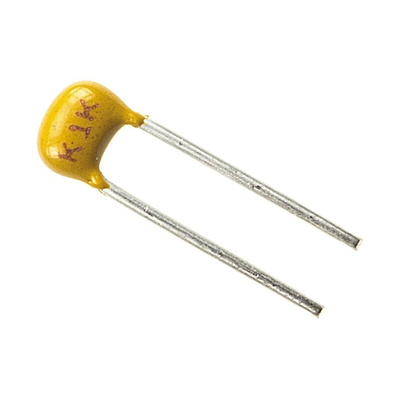 KEMET 1nF Multilayer Ceramic Capacitor MLCC, 100V dc V, ±10% , Through Hole