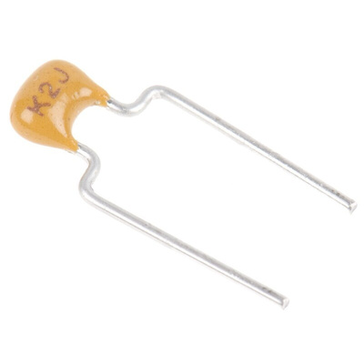 KEMET 1nF Multilayer Ceramic Capacitor MLCC, 200V dc V, ±5% , Through Hole