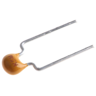 KEMET 100nF Multilayer Ceramic Capacitor MLCC 50V dc ±20% Z5U Dielectric Radial, Max. Temp. +85°C
