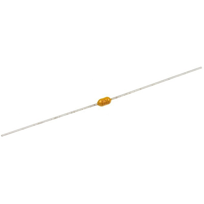 KEMET 100nF Multilayer Ceramic Capacitor MLCC, 50V dc V, ±20% , Axial